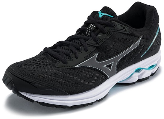 (Women) Mizuno Rider 22 Black/Blue J1GD183110 Order (Women) Mizuno Rider 22 Black/Blue J1GD183110