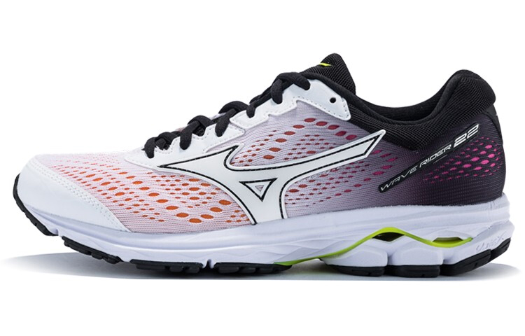 (Women) Mizuno Rider 22 White/Orange J1GD183701