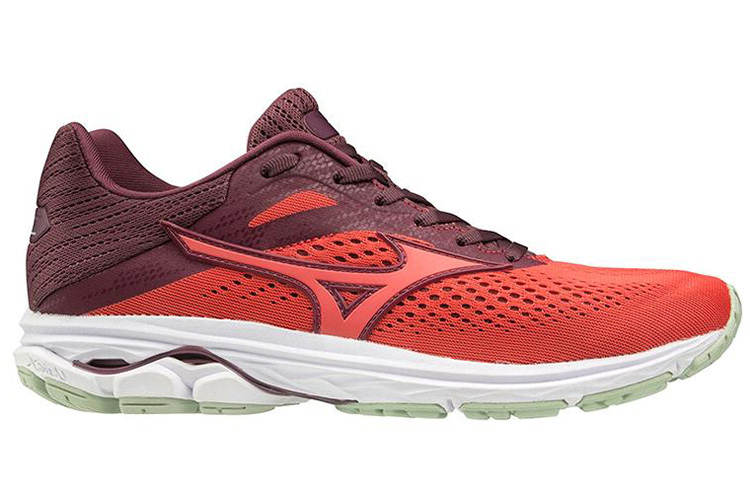 Order (W) ミズノ ライダー23 レッド ランニングシューズ J1GD190359