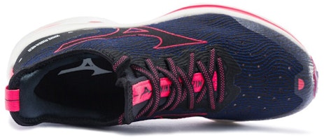 (W) Mizuno Rider NEO Biru/Pink J1GD207809 Lookbook (W) Mizuno Rider NEO Biru/Pink J1GD207809