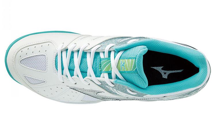 Lookbook (W) Zapatillas Mizuno para Correr 'Blanco Azul' 61GA192603