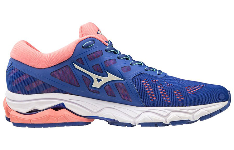 Order (W) Mizuno Hardloopschoenen Laag ''Blauw Roze Wit'' J1GD190908