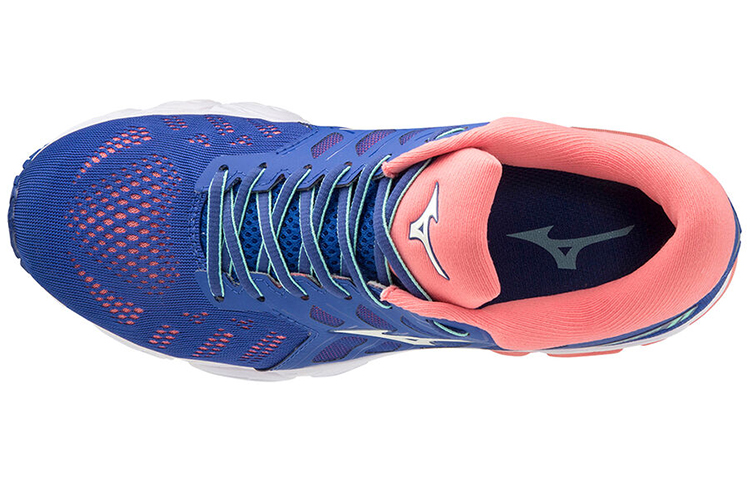 Lookbook (W) Mizuno Hardloopschoenen Laag ''Blauw Roze Wit'' J1GD190908