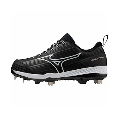 (W) Mizuno Sweep 6 Low 'Black White'