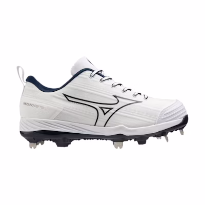 (W) Mizuno Sweep 6 Low 'White Navy'