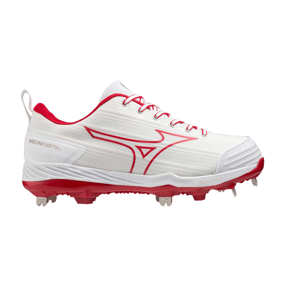 (Women) Mizuno Sweep 6 Low 'White Red'  320662-0010