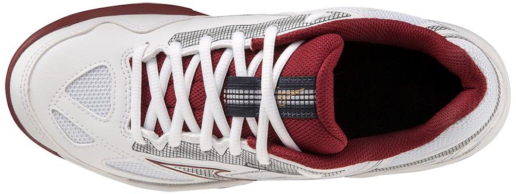 Mizuno 舒適 防滑耐磨 低筒 網球鞋 女款 白紅色 Lookbook Mizuno 舒適 防滑耐磨 低筒 網球鞋 女款 白紅色