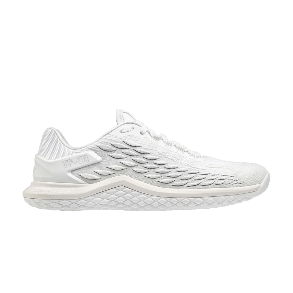 (Women) Mizuno TF-01 'Triple White'  520008-0000
