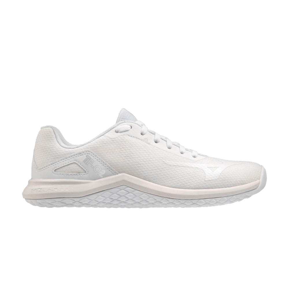 (Women) Mizuno TF-02 'Triple White'  520010-0000