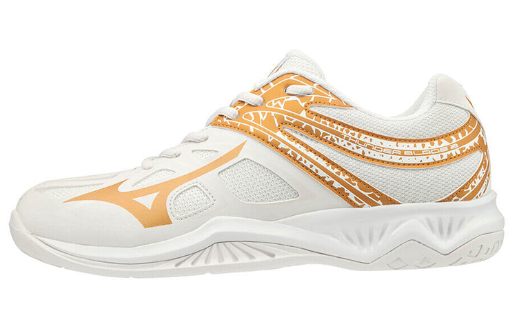 (Women) Mizuno Thunder Blade 2 'White Brown'  V1GC197052