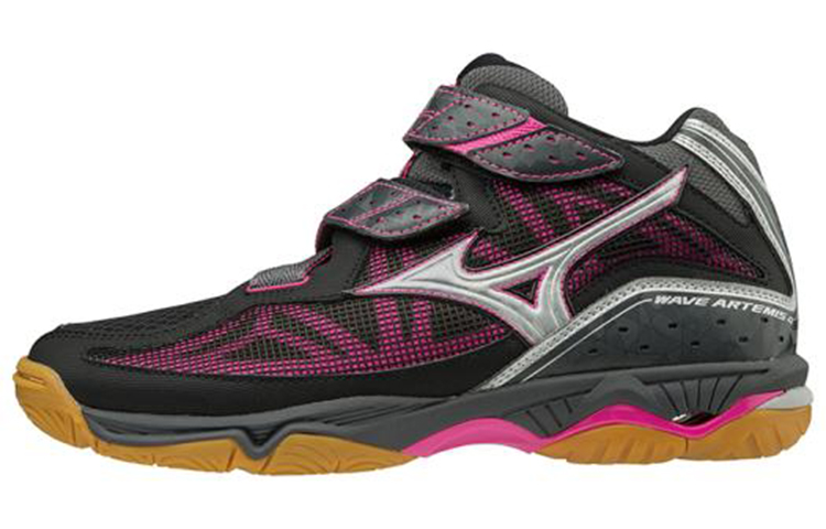 (Women) Mizuno Wave Artemis 4 Mid 'Black Silver Pink' V1GC185803