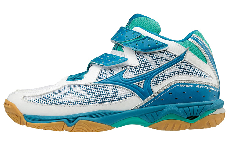 (Women) Mizuno Wave Artemis 4 Mid 'White Green Blue' V1GC185836