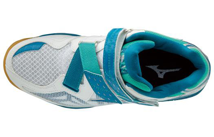 (W) Mizuno Wave Artemis 4 Mid 'White Green Blue' 圖 3