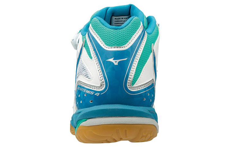 (W) Mizuno Wave Artemis 4 Mid 'White Green Blue' 圖 4
