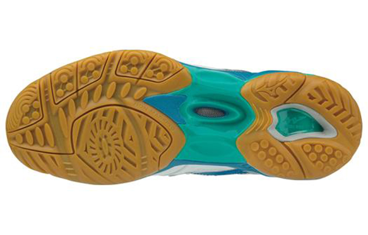 (W) Mizuno Wave Artemis 4 Mid 'White Green Blue' 圖 5