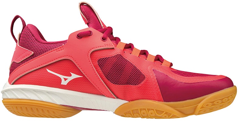 Mizuno Wave Claw Neo 低筒羽毛球鞋 女款 粉白 Order Mizuno Wave Claw Neo 低筒羽毛球鞋 女款 粉白