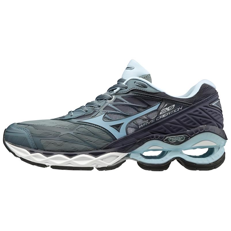 (Women) Mizuno Wave Creation 20 'Graphite Cool Blue'  411061-9G5H