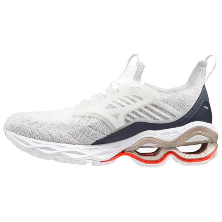 (Women) Mizuno Wave Creation 22 Waveknit 'White Blue' J1GD213301