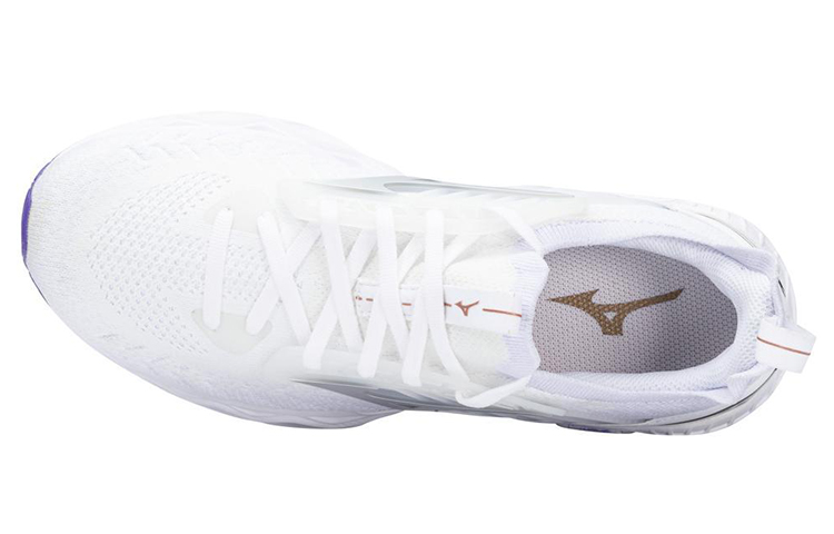Lookbook (W) Mizuno Wave Creation 22 Waveknit 'Putih Selesa Bernafas Larian' J1GD213367