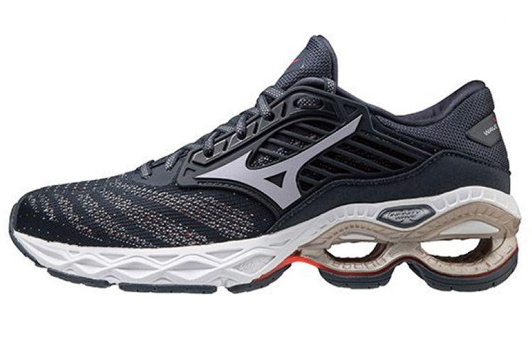 Buy (W) 美津浓 Wave Creation 低帮跑鞋 '黑白' J1GD210157