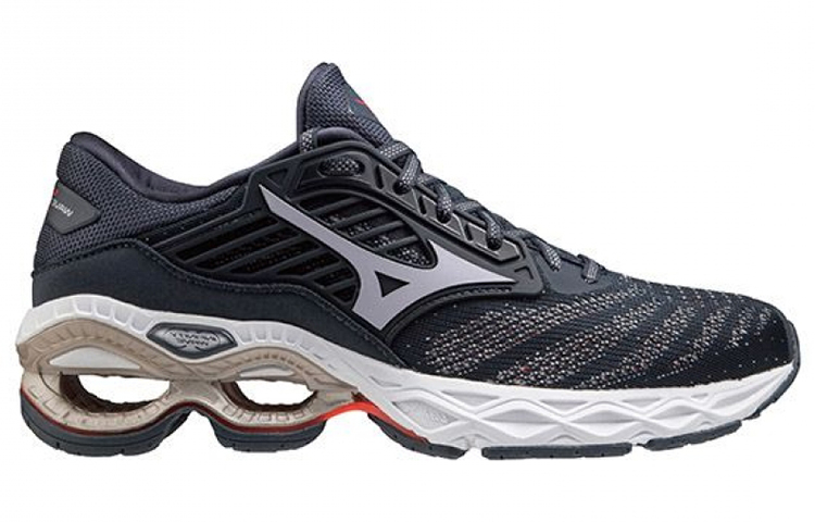 (W) Mizuno Wave Creation Low-Top Running 'Black White' 圖 2
