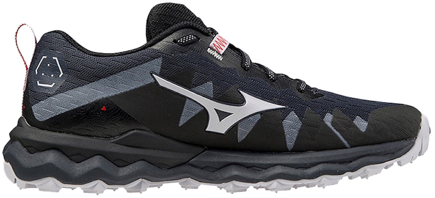 (W) Mizuno Wave Daichi 6 'Hitam Putih Perak' J1GK217109 Order (W) Mizuno Wave Daichi 6 'Hitam Putih Perak' J1GK217109