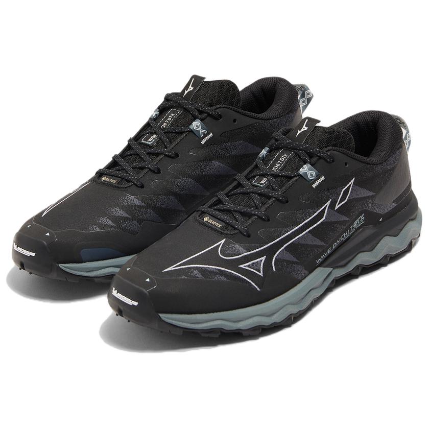 Order (W) Mizuno Wave Daichi 7 GORE-TEX 'Hitam Cuaca Badai' J1GK225671