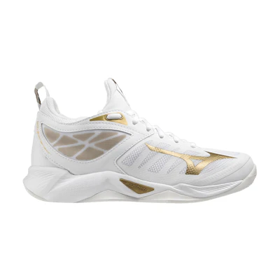 (W) Mizuno Wave Dimension 'White Gold'