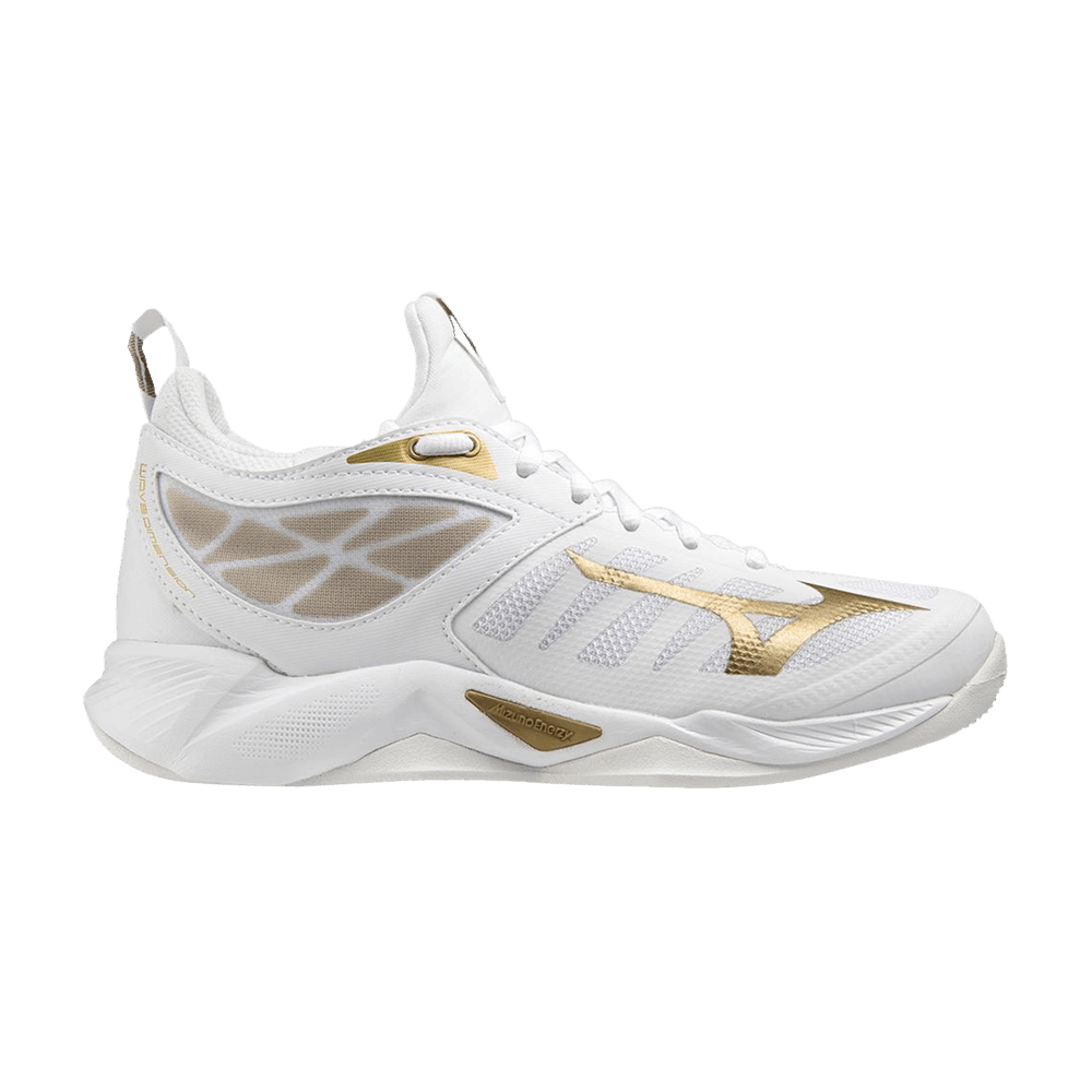 (Women) Mizuno Wave Dimension 'White Gold'  430314-0074