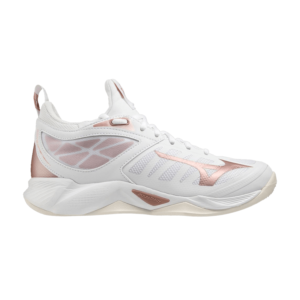 (Women) Mizuno Wave Dimension 'White Rose Gold'  430314-007E