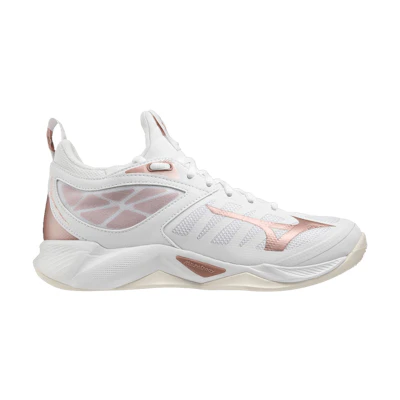(W) Mizuno Wave Dimension 'White Rose Gold'