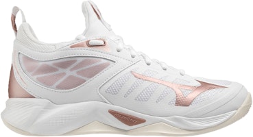 (Women) Mizuno Wave Dimension 'White Rose Gold' 430314-007E (Women) Mizuno Wave Dimension 'White Rose Gold' 430314-007E