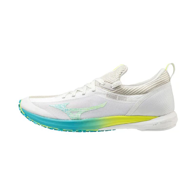 (W) Mizuno Wave Duel 2 'White Blue Yellow'