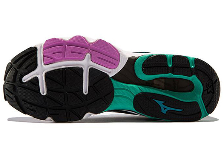 Lookbook (W) Mizuno Wave Elevation 'Hijau Teal Ungu' J1GL141721