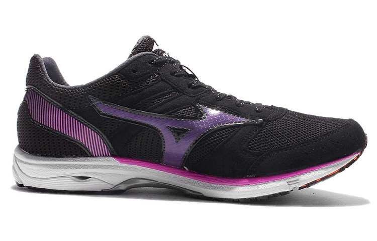 Order Mizuno Wave Emperor 2 低筒 跑步鞋 女款 黑紫白