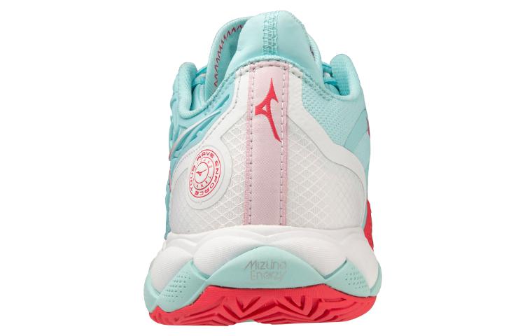 Shop 美津濃 Wave Enforce 減震耐磨 低筒 網球鞋 男女同款 藍紅