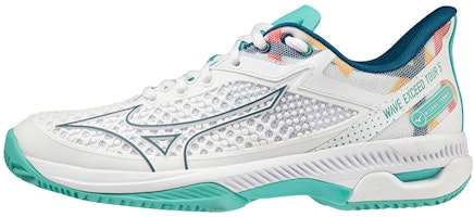(Women) Mizuno Wave Exceed Tour 5 CC 'White Blue' 61GC227523 (Women) Mizuno Wave Exceed Tour 5 CC 'White Blue' 61GC227523
