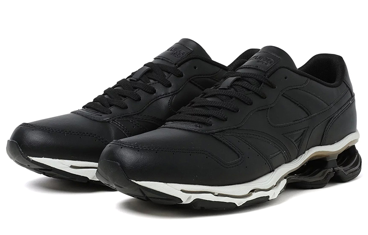 Lookbook (W) Mizuno Wave GV ''Baskets Basses Noires Décontractées'' D1GA181109