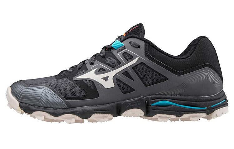 (Women) Mizuno Wave Hayate 6 'Grey Black Blue' J1GK207254