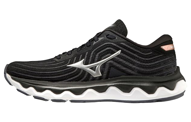 (Women) Mizuno Wave Horizon 6 'Black White' J1GD223104