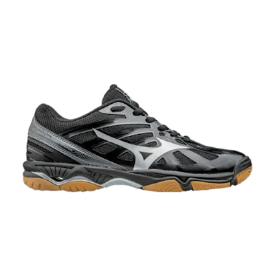 (W) Mizuno Wave Hurricane 3 'Black Silver'
