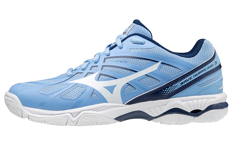(W) Mizuno Wave Hurricane 3 'Blue White'