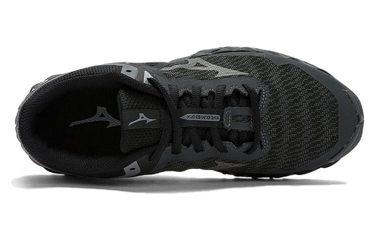 Shop Mizuno Wave Ibuki 3 Gtx 運動舒適 防滑耐磨 低幫 跑步鞋 女款 黑色