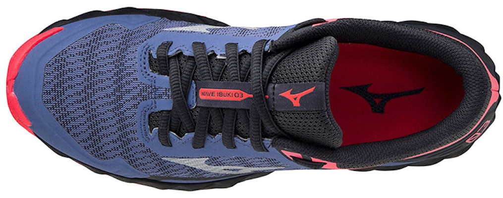 (Women) Mizuno Wave Ibuki 3 Trail 'Black Blue Red' J1GK207338 Lookbook (Women) Mizuno Wave Ibuki 3 Trail 'Black Blue Red' J1GK207338