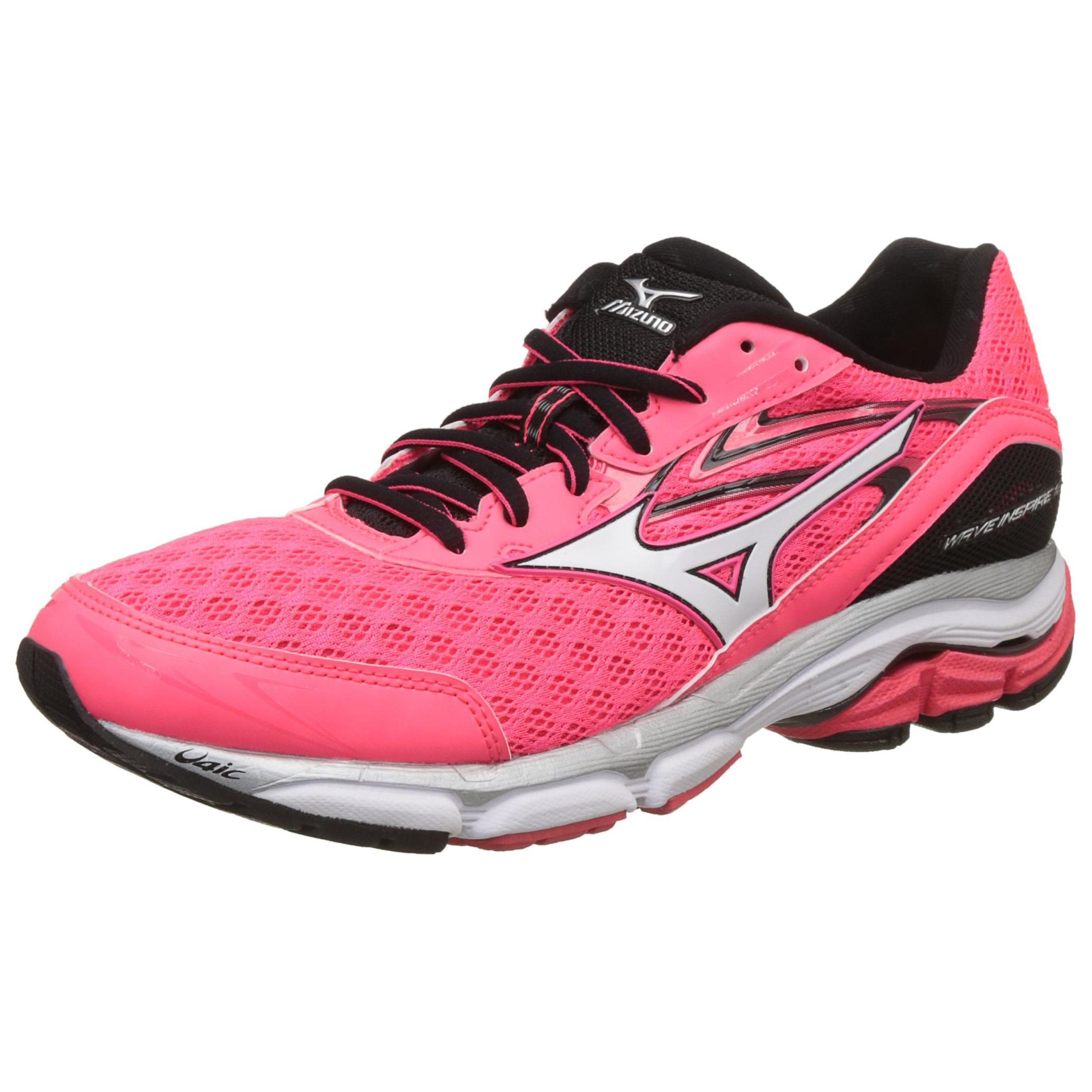 Lookbook (Women) Mizuno Wave Inspire 12 'Pink White Black'  J1GD164401