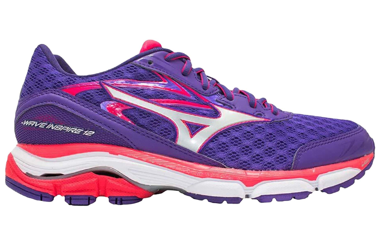 Order Mizuno Wave Inspire 12 減震防滑耐磨 低筒 跑步鞋 女款 紫白