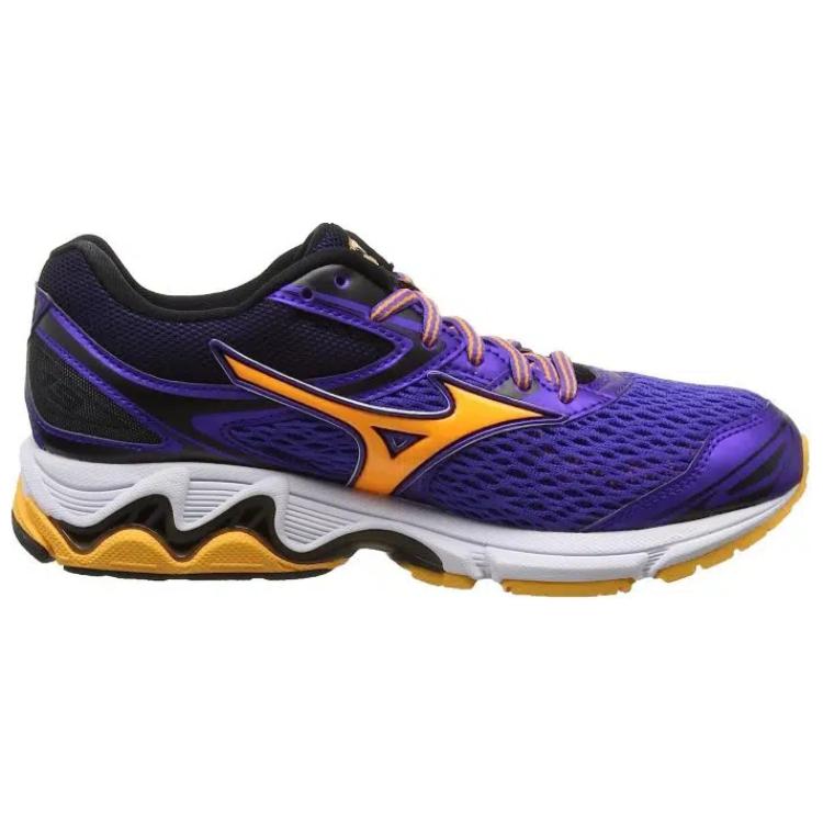 Order (W) Mizuno Wave Inspire 13 'Ungu Hitam Oranye' J1GD174456