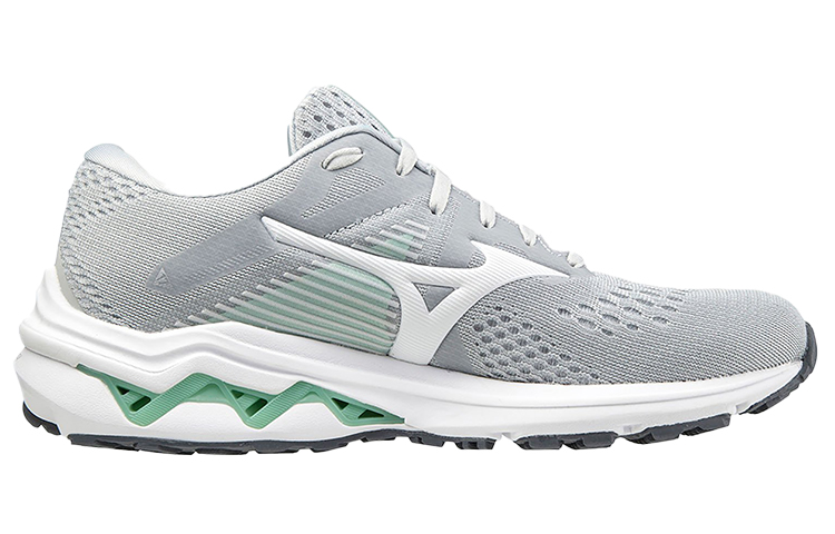 Order (Women) Mizuno Wave Inspire 17 'Grey White Green' J1GD214401