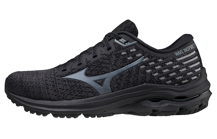 (Women) Mizuno Wave Inspire 17 Waveknit 'Black' J1GD211389