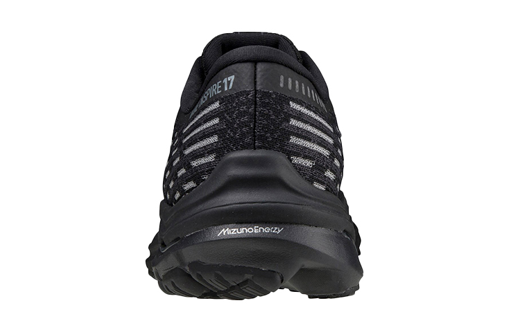 Shop (Women) Mizuno Wave Inspire 17 Waveknit 'Black' J1GD211389